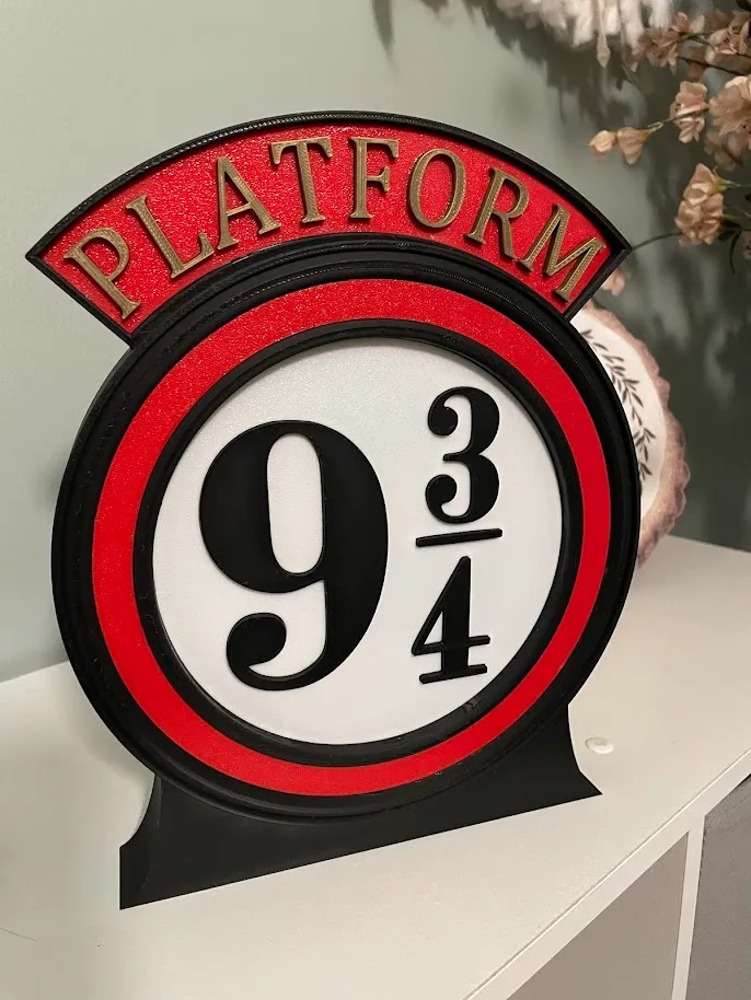 Harry Potter 9 3/4 Platform Sign