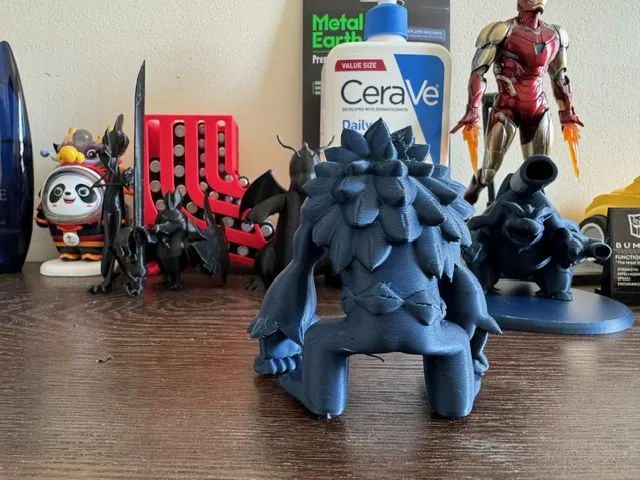 Mega Rillaboom Designs Rillaboom-The Drummer Pokemon - Free 3D Print Model - MakerWorld