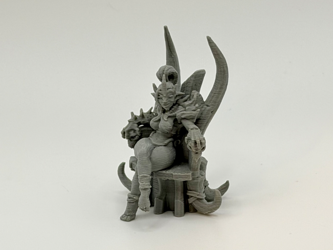 Goblin Queen on Throne – DnD Boss Miniature