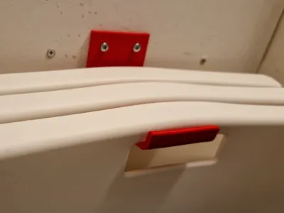 Wall hook for IKEA GUNDE folding chair (max. 3)