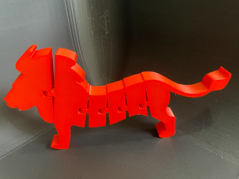 Articulated lion