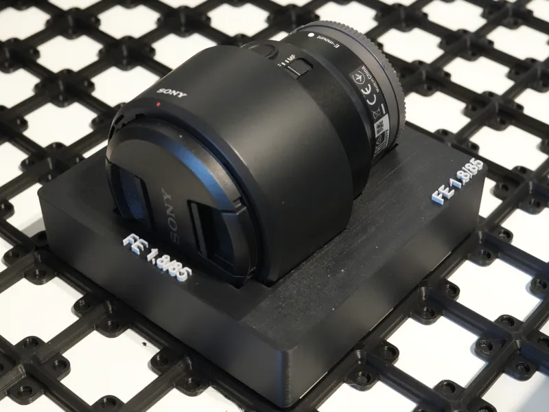 Gridfinity Box for Sony FE 85/F1.8 Lens