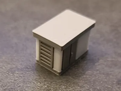 Transformer station for N gauge model railway 1:160