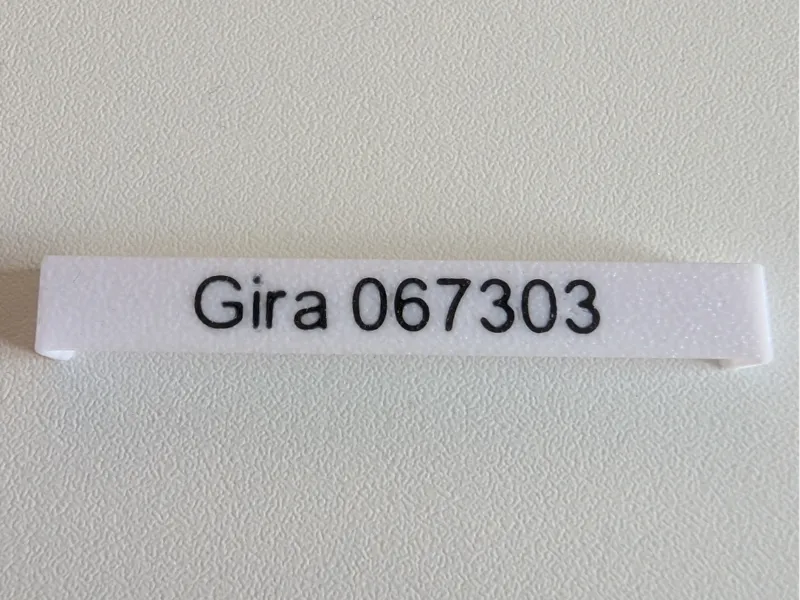 Gira 067303 Doorbell Name Plate