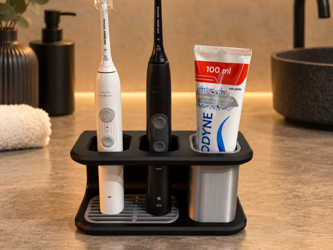 Toothbrush Holder Design 3 - Wall Mountable - 1