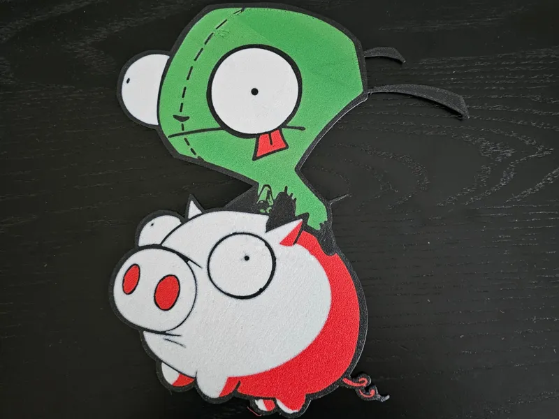 Gir from invader zim wall-art