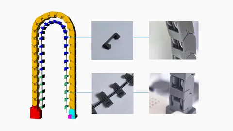 A1 mini X轴拖链 X Drag chain view 4