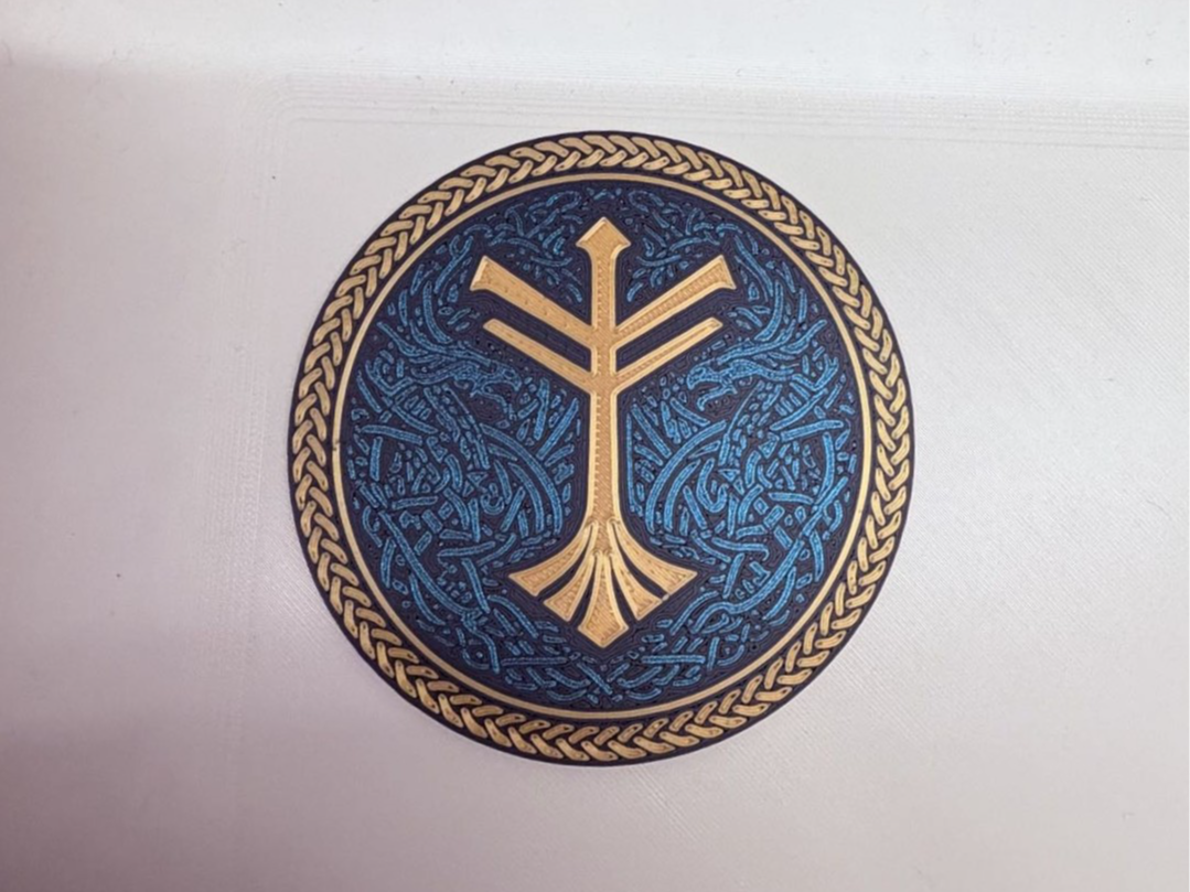 Vilje Bindrune Coaster - Nordic Rune Coaster 