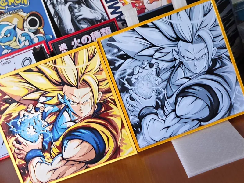 Goku SSJ3 3D Wall Art 