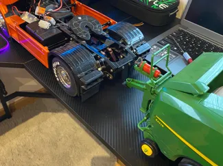 Anhängerkupplung Tamiya Scania für Bruder
