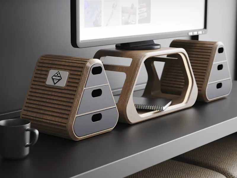 MONITOR STAND PYRAMID 