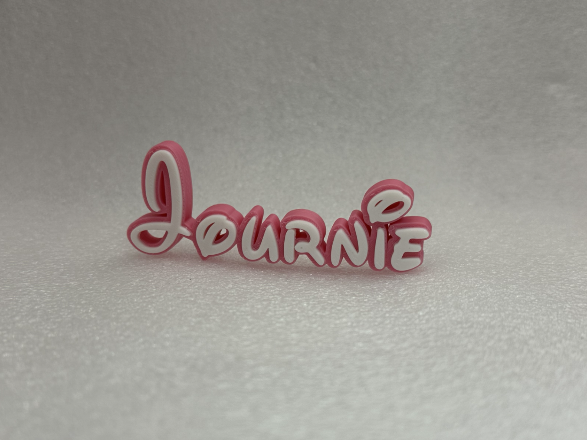 Disney Theme 3D Name Decor Sign Journie