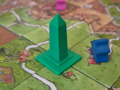 Obelisk for Carcassonne Unofficial Expansion 
