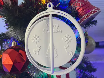 Spinning Christmas Ornament 