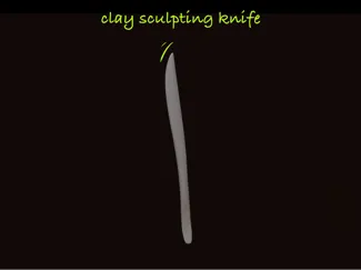 clay sculpting knife