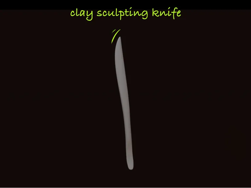 clay sculpting knife