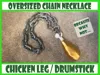 Larger Drumstick Chain Necklace - No AMS