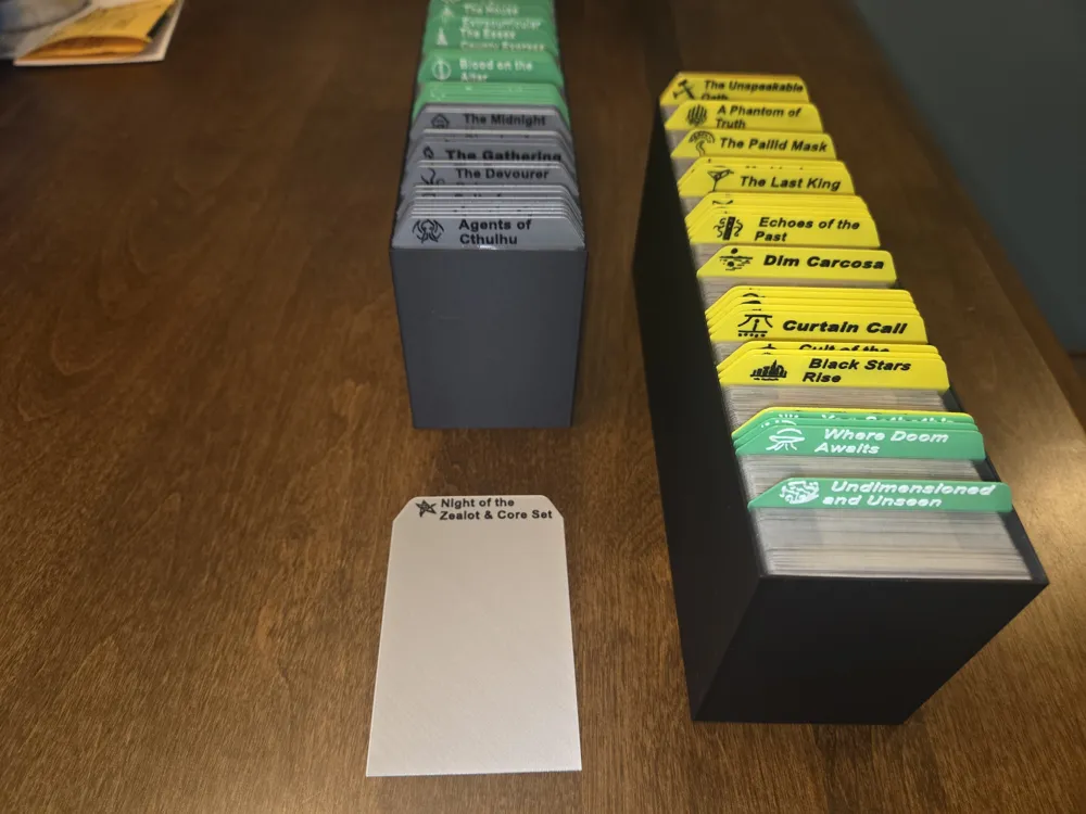 Arkham Horror LCG - Campaign Organizer - Free 3D Print Model - MakerWorld Arkham Horror LCG - Campaign Organizer - Free 3D Print Model - MakerWorld