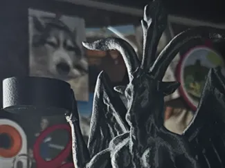 Baphomet Candle Holder
