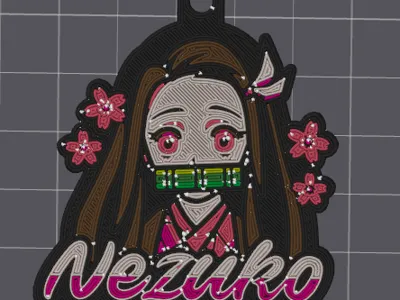 Nezuko Demon Slayer Keychain by S3D
