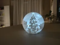Lithophanie sphère de Noël — photo 7