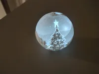 Lithophanie sphère de Noël — photo 8