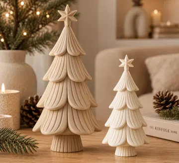 Estante o repisa: Christmas Tree Minimalistic Japandi Decor — vista de referencia 3