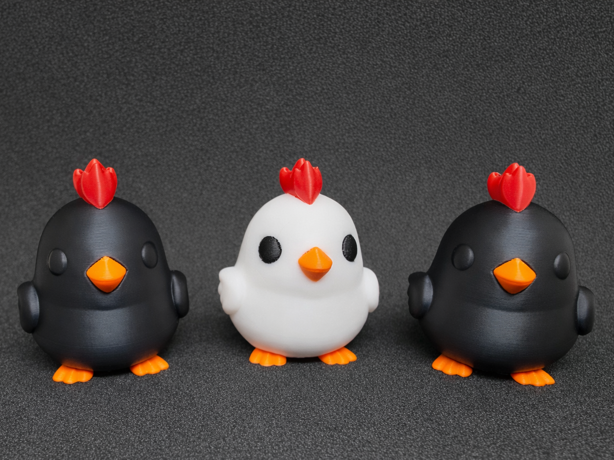 Adorable mini Chicken chibi  keychain/decor