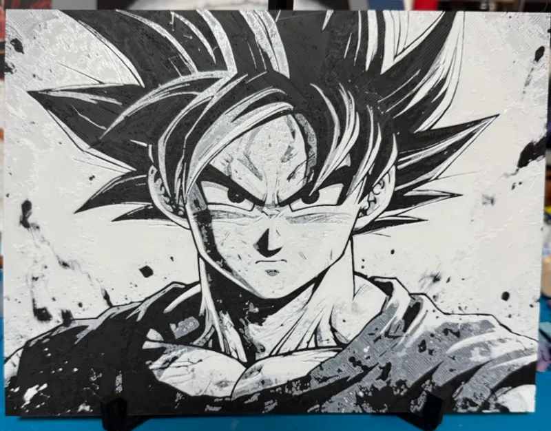 Dragon ball Z-Goku hueforge
