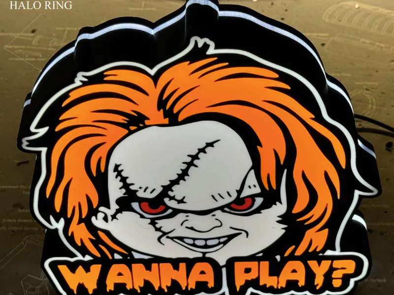 Chucky Face, Wanna Play light box