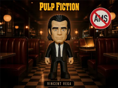 Accesorio para impresora 3D: Vincent Vega - Pulp Fiction - *NO AMS* — referencia de MakerWorld