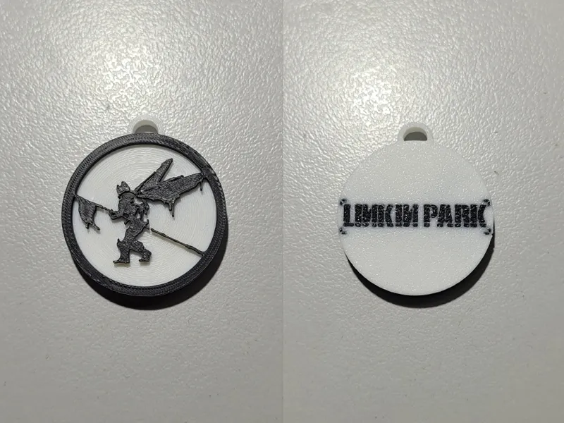 Linkin Park Hybrid Theory 02 Double Sided Keychain