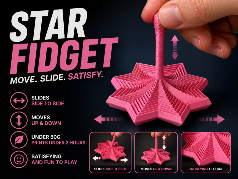 Satisfiying Star Fidget