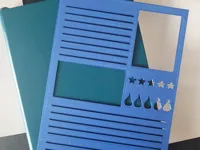 Pochoir pour carnet de lecture format A5 — photo 1