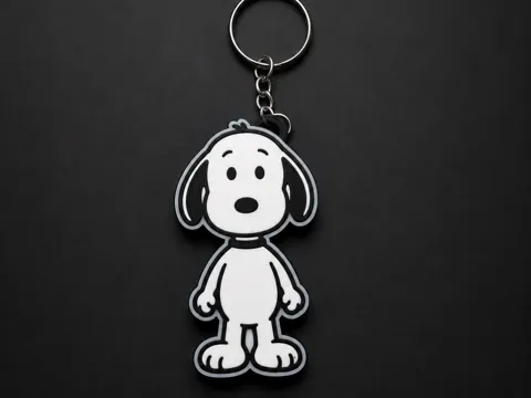 Llavero: adorable Snoopy keychain — referencia de MakerWorld