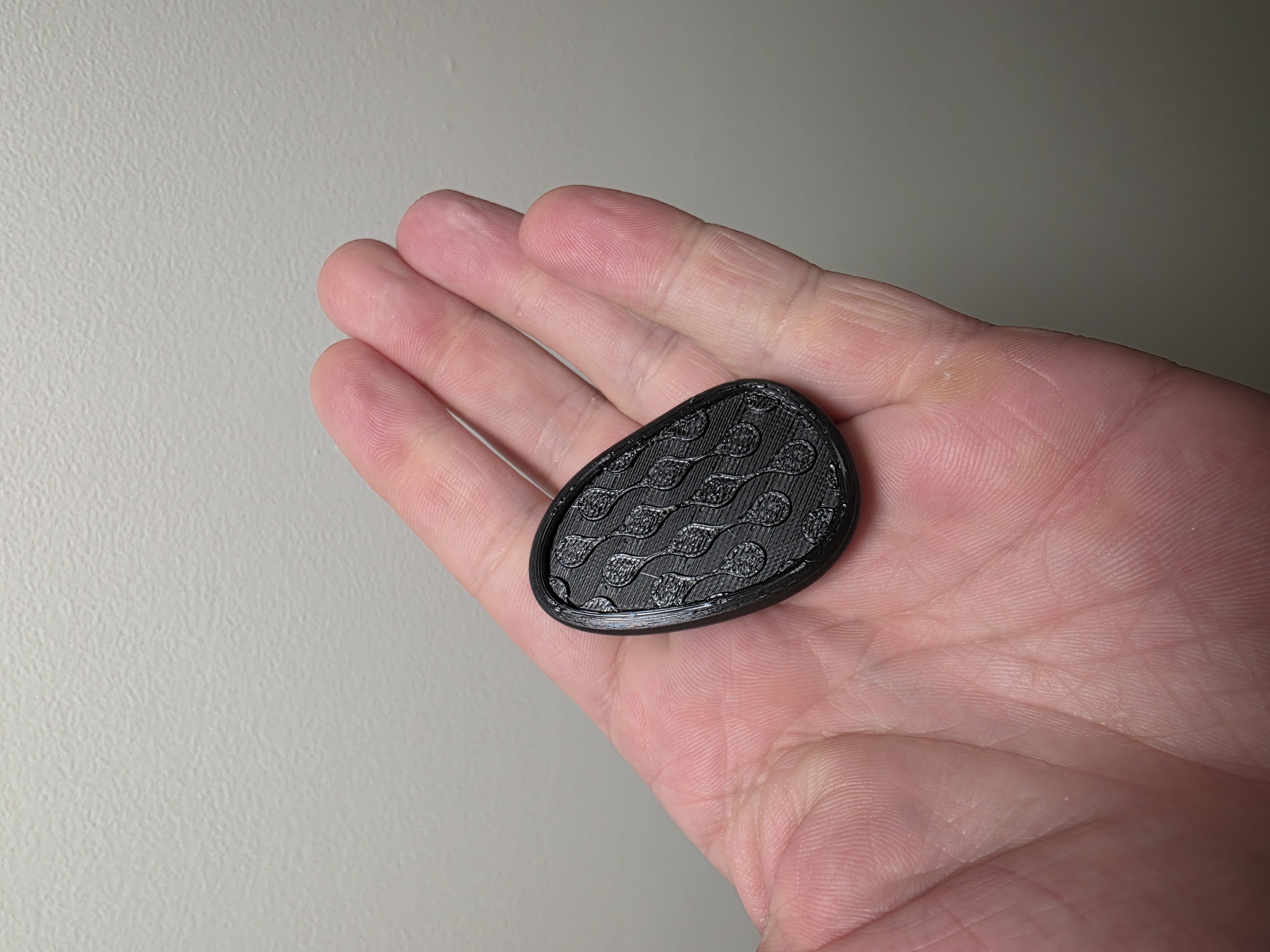 Miniatura 3 do modelo 3D Calming Stone - Wavy Patterned
