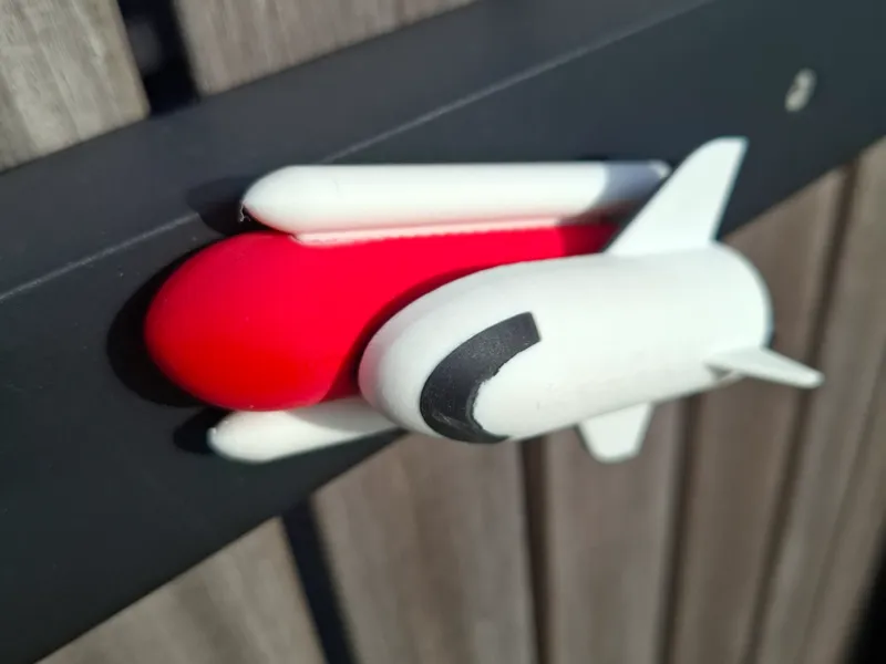 Space shuttle fridge magnet