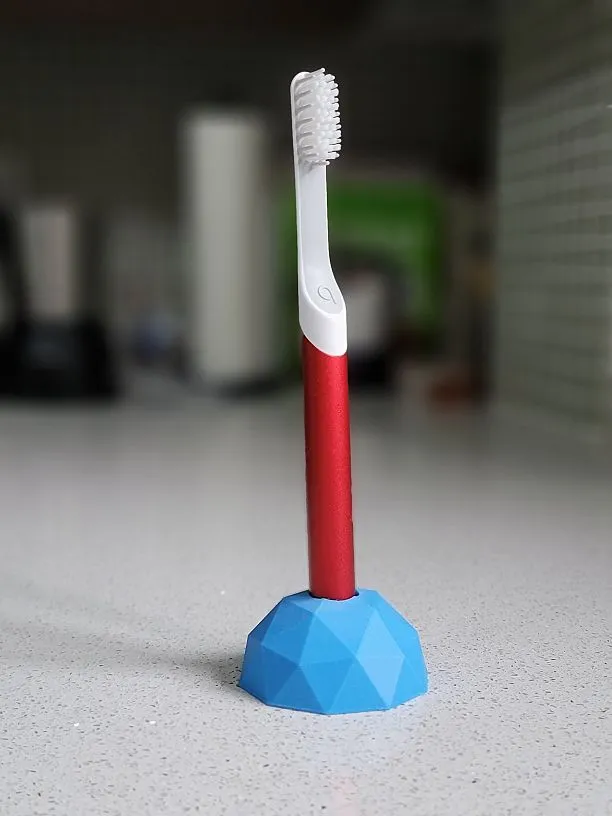 Support géodésique brosse à dents et rasoir