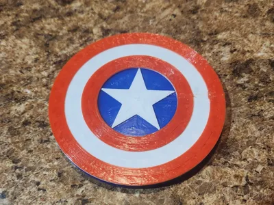 Captain America Shield Coaster