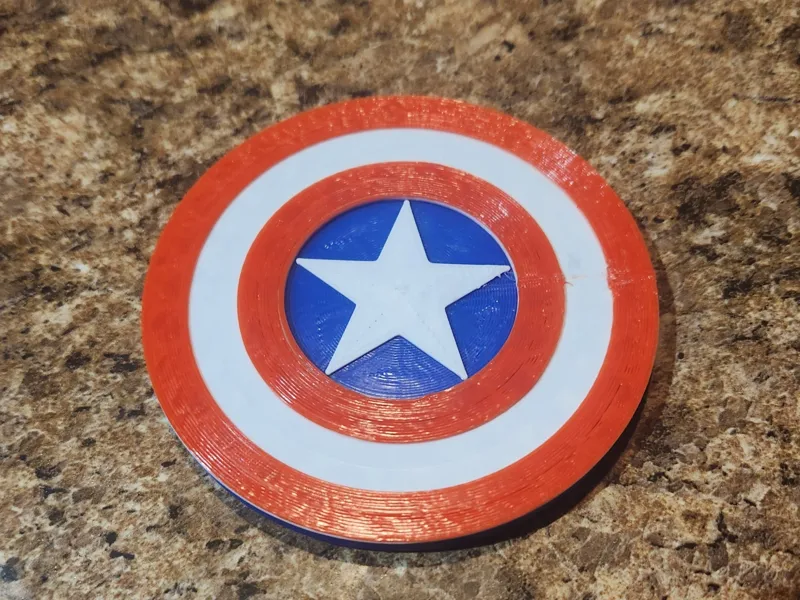 Captain America Shield Coaster