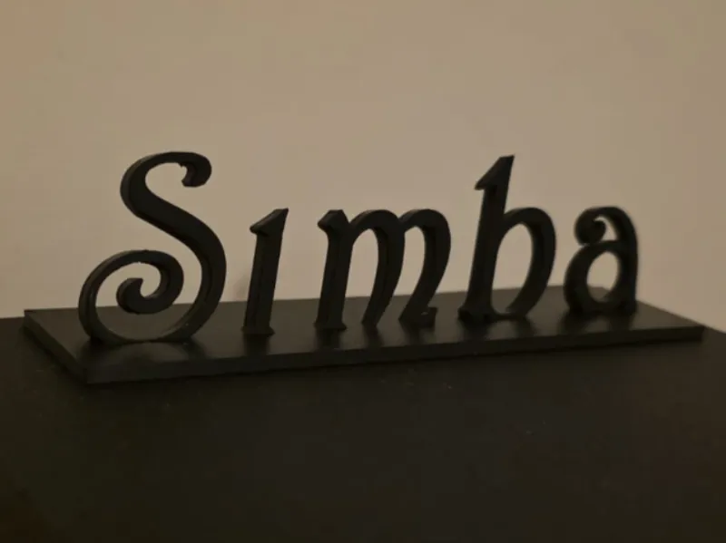 Scritta personalizzata