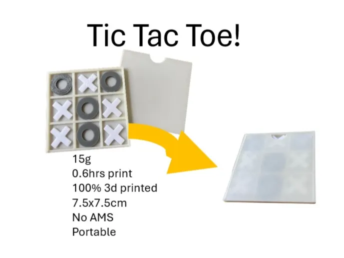 Tic Tac Toe - super compact