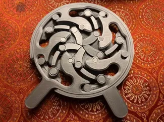 Print in Place mechanical iris