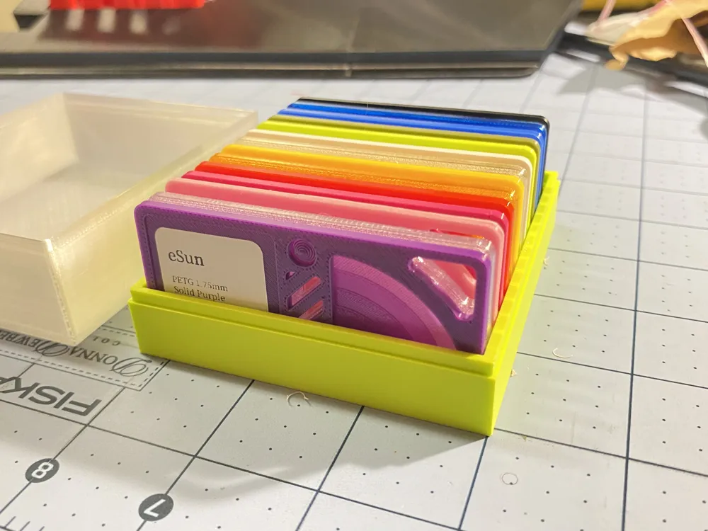 Simple Filament Sample Box - Free 3D Print Model - MakerWorld