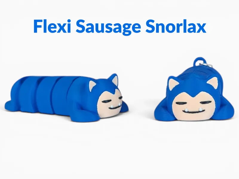 Snorlax - Flexi Sausage 