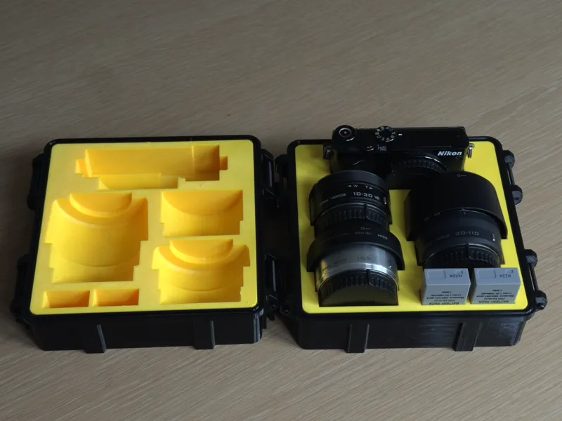 Rugged Case for Nikon 1 J5 Camera and Lenses