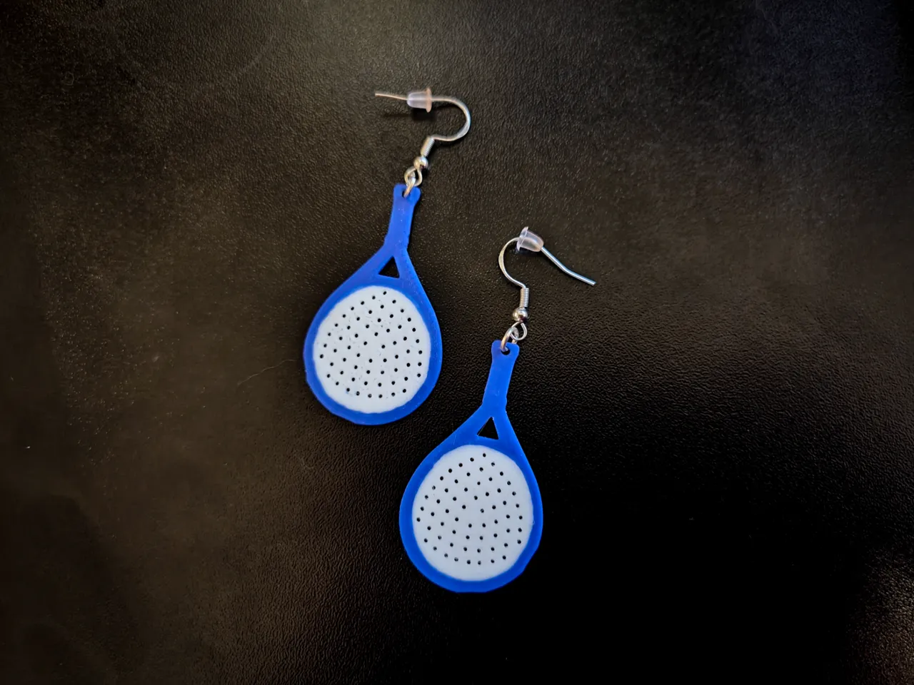 Tennis Racquets Inspired Earrings view 2