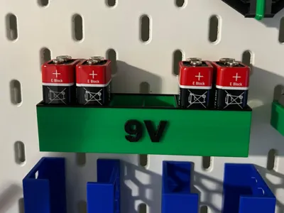 Ikea Skadis 9 volt Battery