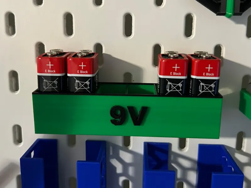 Ikea Skadis 9 volt Battery