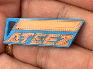 Ateez keychain